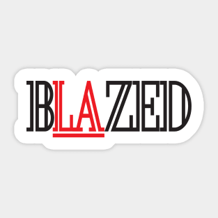 Blazed Sticker